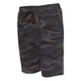 thumbnail image 2 of Men's Empire Midweight Fleece Shorts , Black Camo , S, 2 of 6