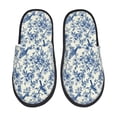 thumbnail image 1 of Fotbe Vintage Floral Birds Pantuflas Peludas para Mujer con Estampado, Zapatillas de Peluche, Zapatos de Invierno para Casa, Uso Interior y Exterior-Medium, 1 of 8
