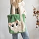 thumbnail image 3 of JennyShop Mujeres Tote Bolsa Con Bordado De Forma De Gatito, Moda Plush Schulter Bolso De Mano Lindo Gato Bajo El Brazo Bolsa, 3 of 6