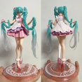 thumbnail image 2 of Figura de Anime japonés Hatsune Miku, adornos de personajes sexys, upskirt, chica Kawai, juguete de decoración, regalo de cumpleaños para niños y adultos, 2 of 4