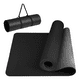 thumbnail image 2 of Tapete Yoga Pilates Ejercicio 10 Mm Antideslizante Nube Negro, 2 of 5