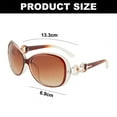 thumbnail image 2 of Gafas de sol retro de montura grande a la moda europea y americana, hechas de PC, 2 of 5