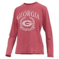 thumbnail image 2 of Women's Pressbox Red Georgia Bulldogs Chandler Olive Leaf Arch Long Sleeve T-Shirt, 2 of 3