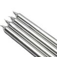 thumbnail image 7 of Jeco CEZ-104 10" Metallic Silver Straight Taper Candles (1 Dozen), 7 of 7