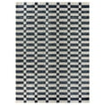 thumbnail image 3 of Luxe Weavers Checkered Geometric Navy 6x9 Area Rug, Indoor Carpet, 3 of 9
