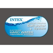 Open Box Intex PureSpa Plus Greystone Inflatable Square Hot Tub Spa, 83 x 28