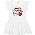thumbnail image 3 of Inktastic Ladybug Hugs with Cute Ladybug and Flowers Girls Toddler Dress, 3 of 5