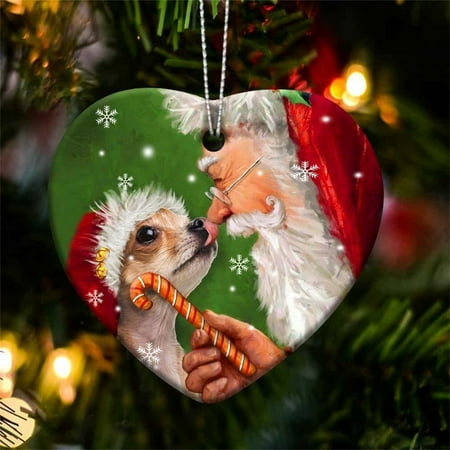 

Ornament pendant holiday pendant holiday ornament Xmas Christmas Tree Ornaments Pendant DIY Snowman And Dog Pendant