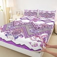 thumbnail image 3 of Castle Fairy Bohemian Paisley Mandala Twin Sheet Sets,Boho Abstract Flower Bedding, 3 of 7