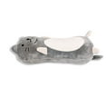 thumbnail image 6 of Adorable Large Stuffed Animal Plush Huggable Cat Pillow for Kids  (18" x 6")- Grey, 6 of 6