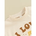 thumbnail image 6 of Bslissey Baby Boys Girls Summer Romper Short Sleeve Letter Print Jumpsuit Casual Crew Neck Bodysuit 3M 6M 12M 18M Newborn Infant Cute T-shirt, 6 of 9