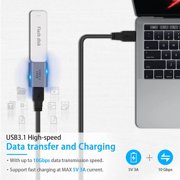2pcs 10Gbps USB 3.1 A Female to Type C Female Converter OTG Adapter Fast Charging