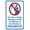Warning Sign 1, variant on Think Green Turn Off Lights With Symbols Warning Sign - 8"x12", Security Metal Decor for Business, Office, Road, Street, Home, Yard, Garden