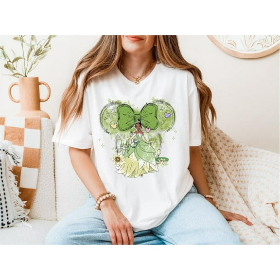 Disney Tiana T-Shirt, Black Princess and Frog Tee, Girls Trip Shirt