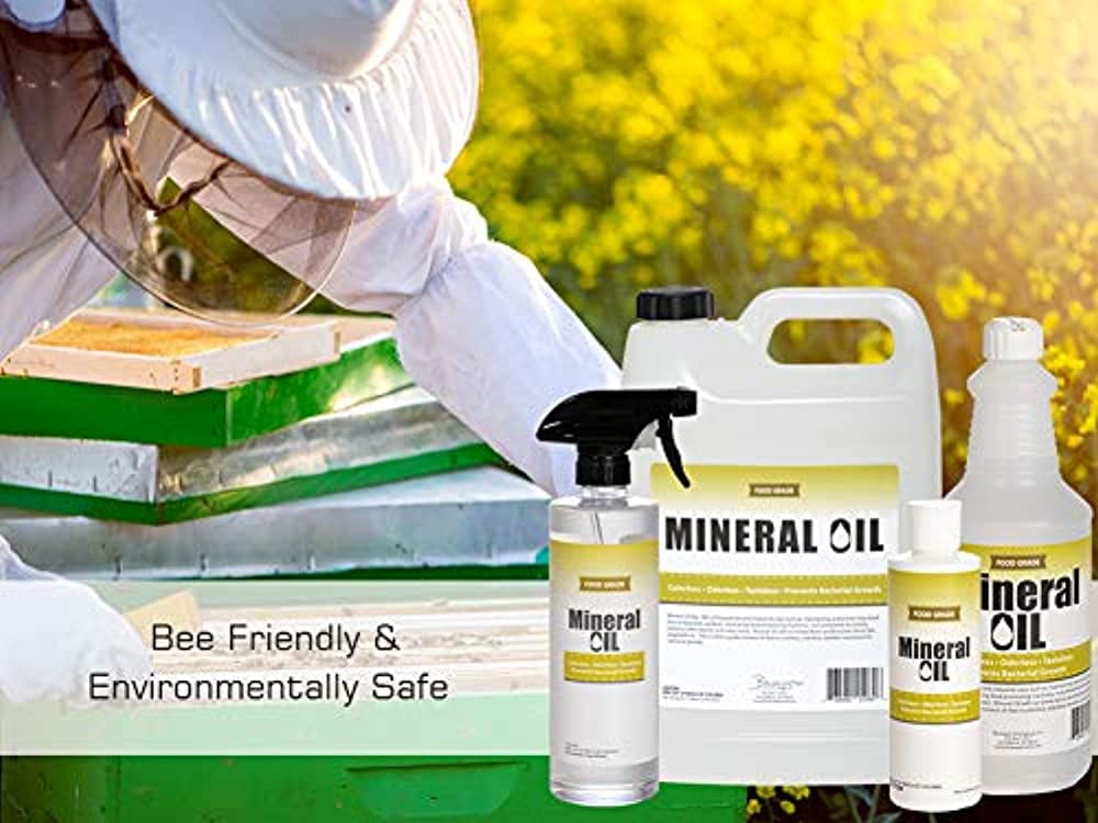 Sanco Premium Food Grade Mineral Oil 16oz Butcher Block Oil and Conditioner