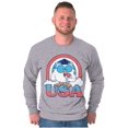 thumbnail image 5 of Tootsie Mr Owl American Patriot USA Long Sleeve TShirt Men Women Brisco Brands S, 5 of 6
