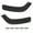 Left, variant on 1 Pair Car Rear Door Wheel Arch Trim Eyebrow Decoration Strip with 5 Fasteners For Toyota Rav4 2019-2024