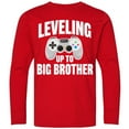 thumbnail image 3 of Inktastic Leveling Up to Big Brother Long Sleeve Youth T-Shirt, 3 of 5