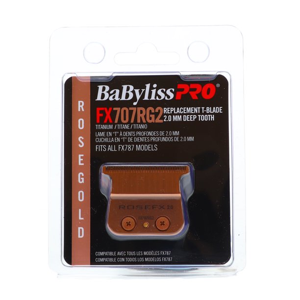 Cuchilla de reemplazo de oro de oro rosa de dientes de fondo de babylisspro BaBylissPro Cuchilla de reemplazo de oro de oro rosa de dientes de fondo de