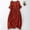 Red, variant on "Summer Plus Size Bohemian Vintage Embroidered Linen Maxi Dress Short Sleeve & Flowy Midi" Denim Dress for Women Casual V Neck Women Dress Womens with Pockets Womens Dresses Casual Dressy Casual