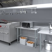 18 x 48 Stainless Steel Work Table with Open Base