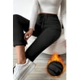 thumbnail image 2 of Cozy and Stylish Winter Leggings: Black Thermal Lined, High Waist, 2 of 8