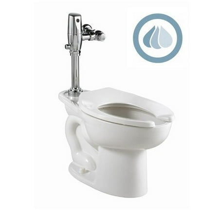 American Standard 3451.576.020 Commercial Madera Toilet with Selectronic DC Flushing Valve Combo,