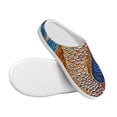 thumbnail image 3 of Yiaed Colorful Dot Art Fish Print Slippers Fuzzy Warm Cozy Slippers Non Slip House Slippers For Indoor Outdoor Slippers House Slippers-11, 3 of 7