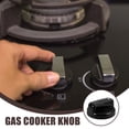 thumbnail image 3 of TEHAUX 5Pcs Black Stove Control Knobs for Gas Stove Supplies Home Use Kitchen, 3 of 7
