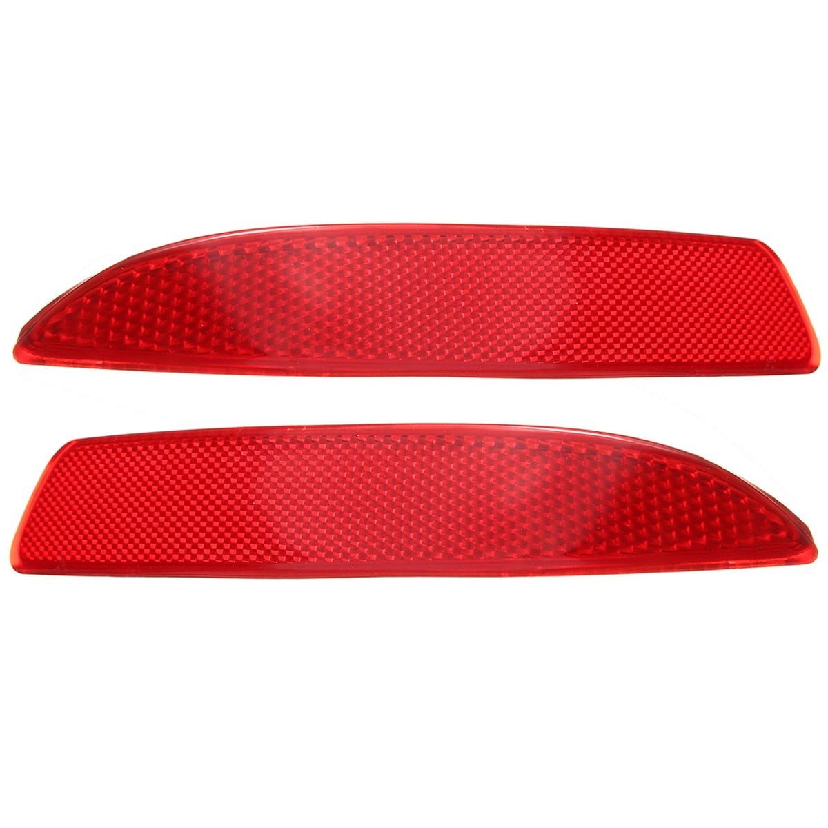 Pair Red Rear Bumper Reflector 63217158949 63217158950 for E70 X5 E70 07-13