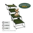thumbnail image 6 of Jopath Foldable Dog Ramp for Cars, SUVs, Trucks, Portable Pet Dog Stairs for Large Dogs with Non-Slip Surface & Reinforced Design, Lightweight Yet Sturdy Supports Up to 250lbs green, 6 of 7
