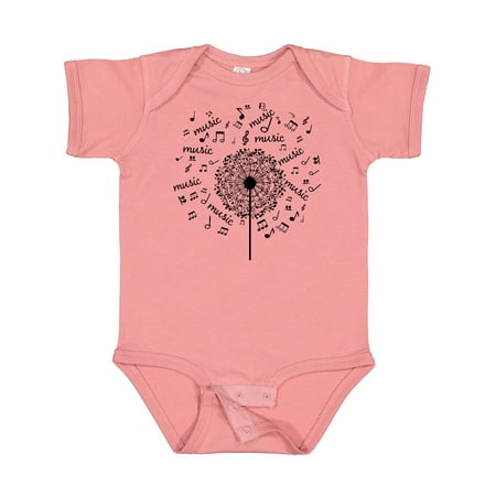 

Inktastic Music Dandelion Musical Gift Gift Baby Boy or Baby Girl Bodysuit