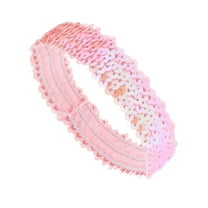 Unique Bargains 1 Pc Durable Headband Dancing Sequins Headband for Sport Pink