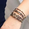 thumbnail image 3 of PU leather bracelet, fashion leopard print bracelet, 3 of 5