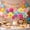 Multicolor C, variant on Upgraded 9PCS Spring Flower Paper Fan Decorations Classroom Hanging Decor for Kindergarten Holiday Party Supplies Style D(Multicolor D)