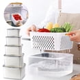 thumbnail image 2 of Food Storage Containers With Lids For Refrigerator Organization And Freshness Preservation Stackable Rectangular Set Of 6, 2 of 9