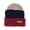 Red, variant on Clear Creek Knit Tri-Color Winter Cuff Hat (Men's)