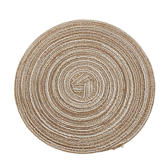 pdqouc 14.17in Placemats Washable Woven Vinyl Placemats for Dining Table Easy To Clean Plastic Placemats for Hotel Restaurant and Home Use