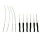 thumbnail image 2 of Juego de Extractor de llaves rotas, 10 Uds., herramienta de cerrajero, llave para quitar ganchos de extracción Sywqhk Para estrenar, 2 of 3