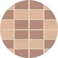 thumbnail image 1 of Ahgly Company Machine Washable Indoor Round Transitional Sunrise Orange Area Rugs, 7' Round, 1 of 7