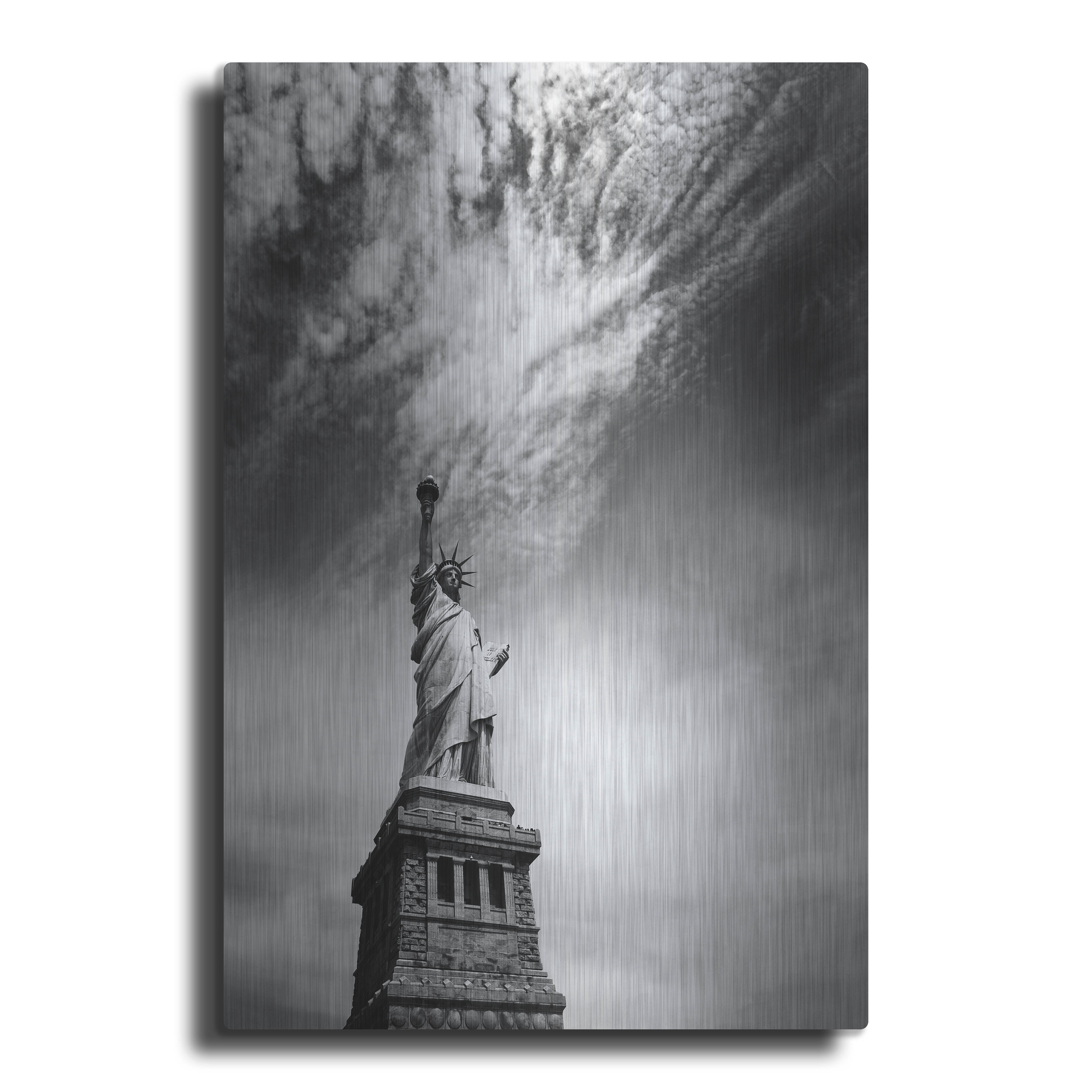 Luxe Metal Art 'NYC Miss Liberty' by Nina Papiorek, Metal Wall Art, 24 ...