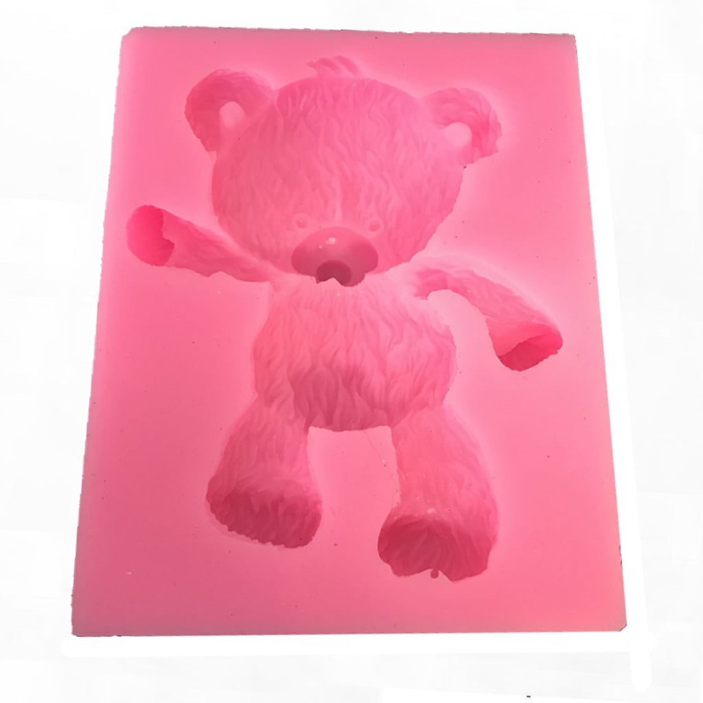 Resin mold Teddy and party pals topper pallet Silicone Molds