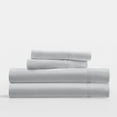 thumbnail image 6 of Long-Staple Sateen Cotton Sheets Set - Ultra Soft Double Brushed & Washed in Light Gray 5-Piece Split King SIze Bedding - Comfort Canopy, 6 of 11