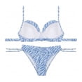 thumbnail image 2 of Bikini Ocean Pacific para Mujer Tirantes Ondas Azul Talla EG 2 Piezas, 2 of 4
