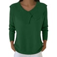 thumbnail image 1 of Breezora Chandail en Tricot pour Femmes avec Col Rond Manches Longues Ajusté Confortable Décontracté pour Style Moderne Taille m Vert, 1 of 4