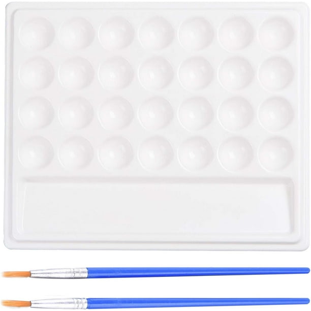 Set de 7 piezas: paleta y pinceles (1 paleta para óleo y 6 pinceles). Kit profesional para artistas de pintura al óleo.