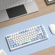 Alikpop Custom PBT Keycap Set, Cherry Profile Dye-Sub Minimalist Anime Retro Design for Mechanical Keyboards