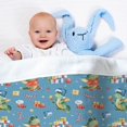 thumbnail image 5 of Christmas Dinosaurs Baby Blanket Gifts Super Soft Swaddle Newborn Cozy Baby Receiving Blanket Stroller Throw Blanket 40x30 in for Puppy, 5 of 5
