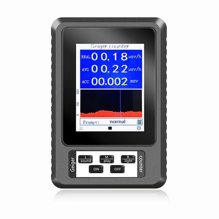 

Docooler Portable Nuclear Radiation Handheld Personals Geiger Counter X-rays γ-rays β-rays Detecting Tool Real-time Mean Cumulative Dose Modes Practical Household Radioactive Tester