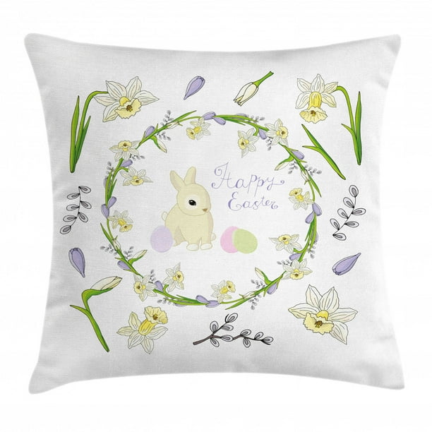 easter bunny pillow cases